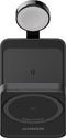 Anker MagGo - 3-in-1 oplaadstation - Qi2-gecertificeerd - draadloze MagSafe-oplaadstandaard van 15 W - Apple Watch-oplader voor MagSafe - voor iPhone 14/15, AirPods, Apple Watch 9 (incl. 40W-USB-C-oplader)