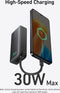 Anker-Nano powerbank-10.000 mAh powerbank met ingebouwde USB-C-kabel -PD 30 W maximaal vermogen met 1 x USB-C, 1 x USB-A, compatibel met iPhone 15/14-serie, MacBook, Galaxy, iPad, AirPods en nog veel
