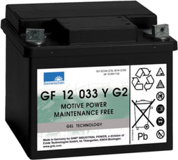 Exide Dryfit GF12033YG2 loodbatterij met M6-schroefaansluiting 12V, 32500mAh
