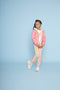Le Chic Meisjes Jas - Reversible - Met capuchon - Maat 104