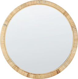 ANLEZY - Wandspiegel - Naturel - Rotan