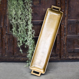 AnLi Style Antique Brass Tray 71cm