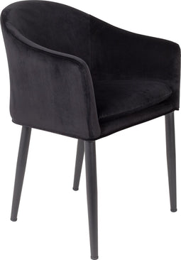 ANLI STYLE ARMCHAIR CATELYN BLACK