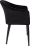 ANLI STYLE ARMCHAIR CATELYN BLACK