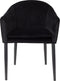 ANLI STYLE ARMCHAIR CATELYN BLACK