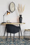 ANLI STYLE ARMCHAIR CATELYN BLACK