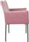ANLI STYLE ARMCHAIR DION VELVET PINK
