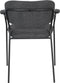 ANLI STYLE ARMCHAIR JOLIEN BLACK/DARK GREY