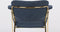 ANLI STYLE ARMCHAIR JOLIEN GOLD/DARK BLUE