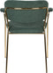 ANLI STYLE Armchair Jolien Gold/Dark Green