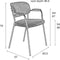 ANLI STYLE Armchair Jolien Gold/Light Green