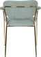 ANLI STYLE Armchair Jolien Gold/Light Green