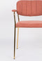ANLI STYLE ARMCHAIR JOLIEN GOLD/PINK