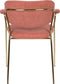 ANLI STYLE ARMCHAIR JOLIEN GOLD/PINK