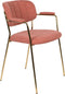 ANLI STYLE ARMCHAIR JOLIEN GOLD/PINK