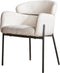 AnLi Style Armstoel boucle ronde rug - Wit