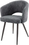 AnLi Style Armstoel boucle salon - grijs