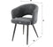 AnLi Style Armstoel boucle salon - grijs