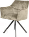 AnLi Style Armstoel raster draaibaar - champagne velours