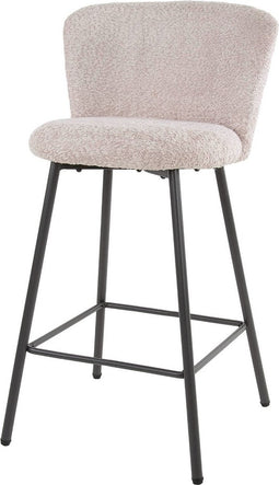 AnLi Style Barstoel curve Roze