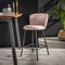 AnLi Style Barstoel curve Roze