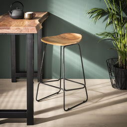 AnLi Style Barstoel hout ergo - Massief acacia
