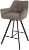 AnLi Style Barstoel raster draaibaar - Bouclé taupe