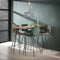 AnLi Style Barstoel velvet ronde buis