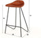 AnLi Style Barstoel vintage leder - Bruin