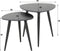 AnLi Style Bijzettafel set/2 driehoekig ceramic