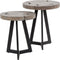 AnLi Style Bijzettafel set/2 grey mix