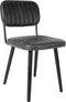 ANLI STYLE CHAIR JAKE WORN BLACK