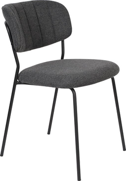 ANLI STYLE Chair Jolien Black/Dark Grey