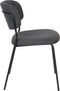 ANLI STYLE Chair Jolien Black/Dark Grey