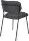 ANLI STYLE Chair Jolien Black/Dark Grey