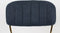 ANLI STYLE CHAIR JOLIEN GOLD/DARK BLUE