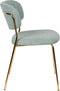 ANLI STYLE CHAIR JOLIEN GOLD/LIGHT GREEN