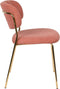 ANLI STYLE CHAIR JOLIEN GOLD/PINK