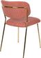 ANLI STYLE CHAIR JOLIEN GOLD/PINK