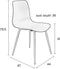 ANLI STYLE CHAIR LEON BLUE