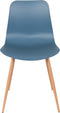 ANLI STYLE CHAIR LEON BLUE