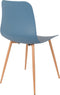 ANLI STYLE CHAIR LEON BLUE