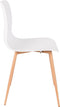 ANLI STYLE CHAIR LEON WHITE