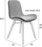 ANLI STYLE CHAIR LESTER ANTHRACITE
