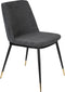 ANLI STYLE CHAIR LIONEL DARK GREY