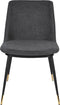 ANLI STYLE CHAIR LIONEL DARK GREY