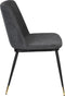 ANLI STYLE CHAIR LIONEL DARK GREY