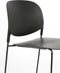ANLI STYLE CHAIR STACKS BLACK