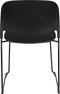 ANLI STYLE CHAIR STACKS BLACK