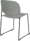 ANLI STYLE CHAIR STACKS GREY